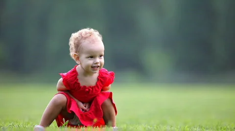 Cute baby Stock Footage 494671