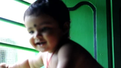 Cute baby Stock Footage 40043832