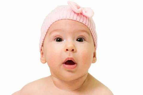 Cute baby girl Stock Photos
