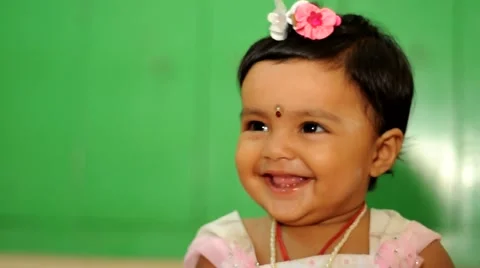 Cute baby smiling Stock-Footage 40044079