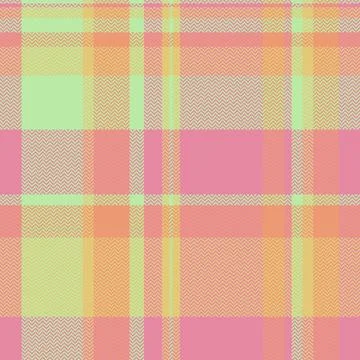 Cute background pattern texture, hotel textile tartan check. Realistic vect.. Stock Illustration