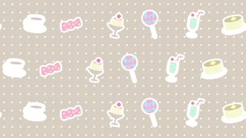 Cute background of sweets Video stock 290878732