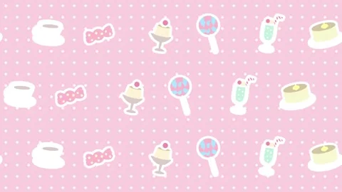 Cute background of sweets Video stock 290878765