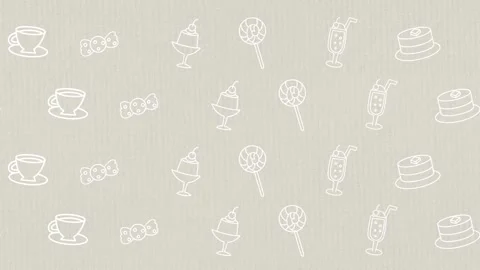 Cute background of sweets Video stock 290878834