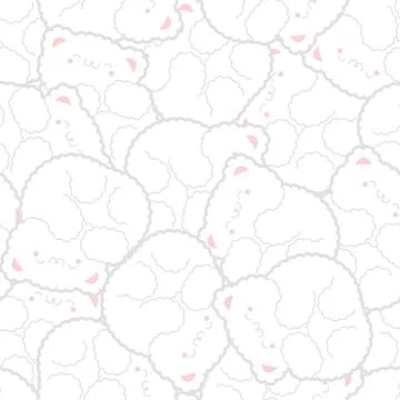 Cute bear pattern seamless. teddy bear background. Cartoon character animal.. Stock Illustration