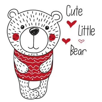 Cute Bears illustration Stock Illustration