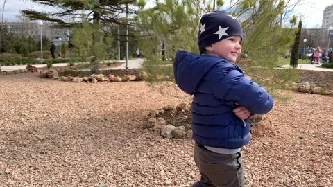 Cute beautiful child Stock Footage 106425832