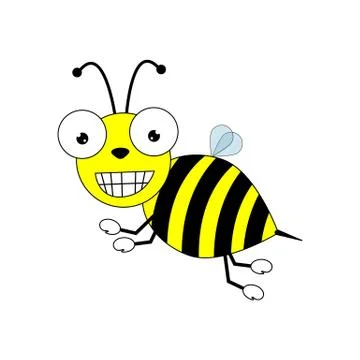Cute bee Stock Illustration
