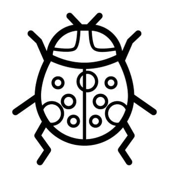 Cute Beetle Emoji Stock Illustration