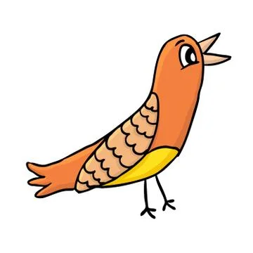 Cute bird Stock Illustration