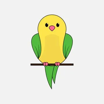 Cute bird Stock Illustration