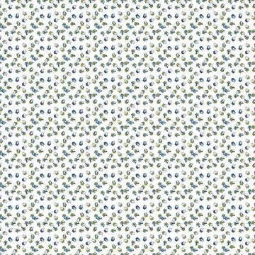 Cute birthday pattern on blue, white and green. For food poster design. Seamless Illustrazione stock