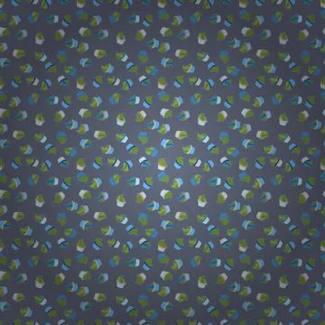 Cute birthday pattern on gray, blue and green. Vector. Seamless amazing festive Stock Illustration