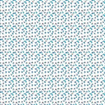 Cute birthday pattern on neutral, white and blue. Seamless cupcake, fairy cake. Stock Illustration