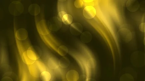 Cute black gold background, bubble circle texture, neon glowing abstract Stock-Footage 297923161