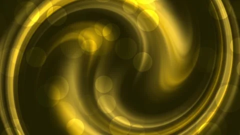 Cute black gold elegant background, bubble circle texture, swirl twirl abstract Stock Footage 297923492