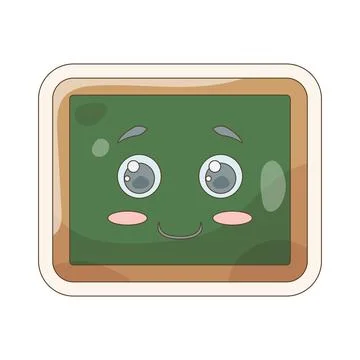 Cute blackboard sticker Stock Illustration