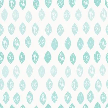 Cute blue monochrome seamless pattern. Stock Illustration
