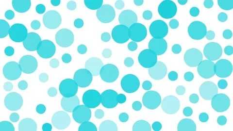 Cute Blue Polka Dot Background Animation Stock-Footage 337537470
