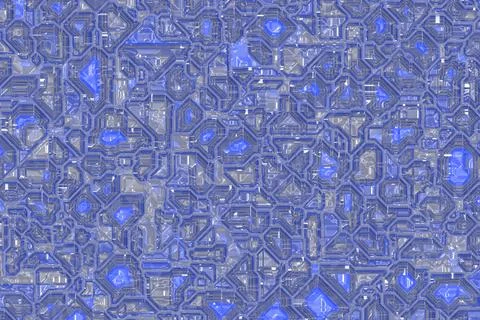 Cute blue techno optic pattern computer graphics background texture 스톡 일러스트