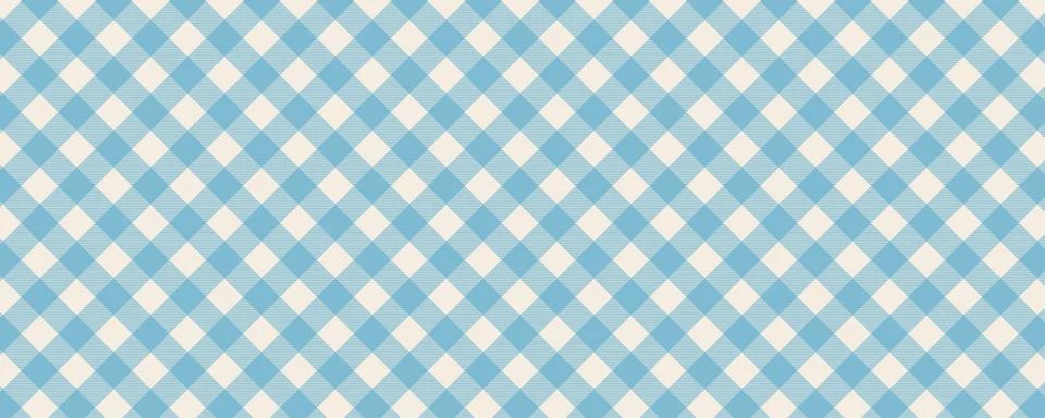 Cute blue vichy gingham pattern. Classic Scottish check plaid for fabric, w.. Stock Illustration
