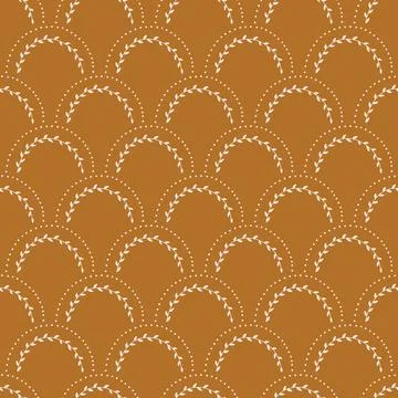 Cute boho rainbow seamless pattern. Creative childish print for fabric, wrapping 스톡 일러스트