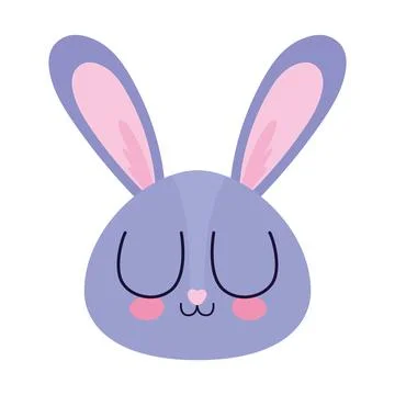 Cute bonny on a white background Stock Illustration