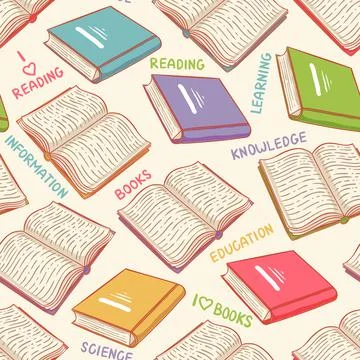 Cute books Stock Illustration
