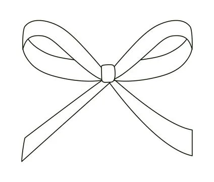 Cute bow design Stock Illustration