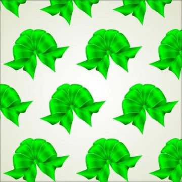 Cute bows seamless pattern Stock Illustration