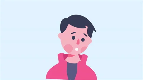 Cute Boy Looking Around Stock Footage 232197998