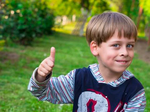 Cute boy portrait Stock Photos