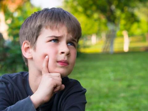 Cute boy portrait Stock Photos