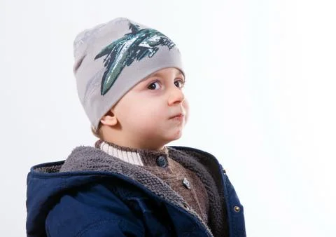 Cute boy portrait Stock Photos
