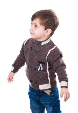 Cute boy portrait Stock Photos