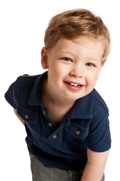 Cute boy smiling Stock Photos