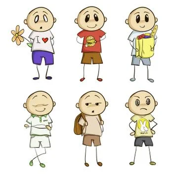 Cute boys イラスト素材