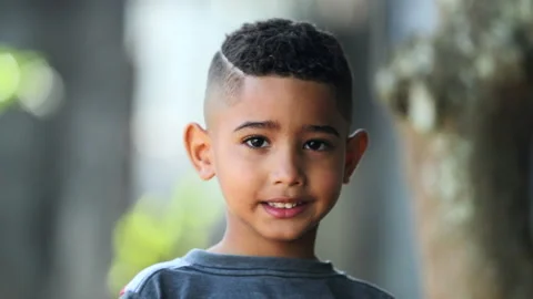 Cute Brazilian little hispanic Stock Video Pond5