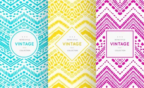 Cute bright seamless pattern background Stock Illustration