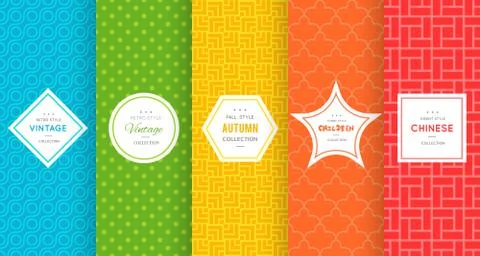 Cute bright seamless pattern background Stock Illustration