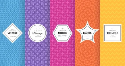 Cute bright seamless pattern background Stock Illustration