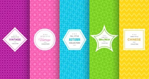 Cute bright seamless pattern background Stock Illustration