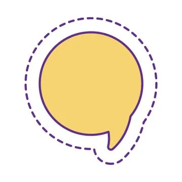 Cute bubble patch line and fill style icon vector design 스톡 일러스트