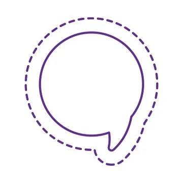 Cute bubble patch line style icon vector design Illustrazione stock
