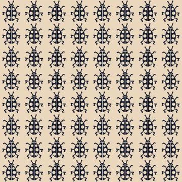 Cute bugs Stock Illustration