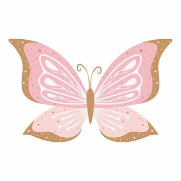 Cute butterfly Stock Illustration