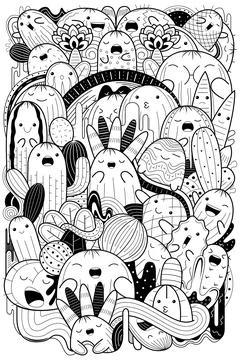 Cute cactus Stock Illustration