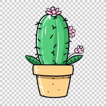 Cute Cactus Stock Illustration