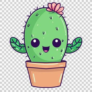 Cute Cactus Stock Illustration