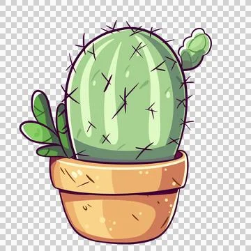 Cute Cactus Stock Illustration